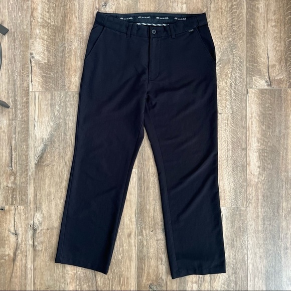 Travis Mathew Black Chino Golf Pants - Picture 2 of 11